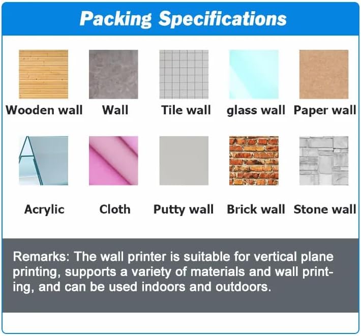 Vertical Remote Control Wall Painting Machine Outdoor Indoor 3D Background Wall Printer