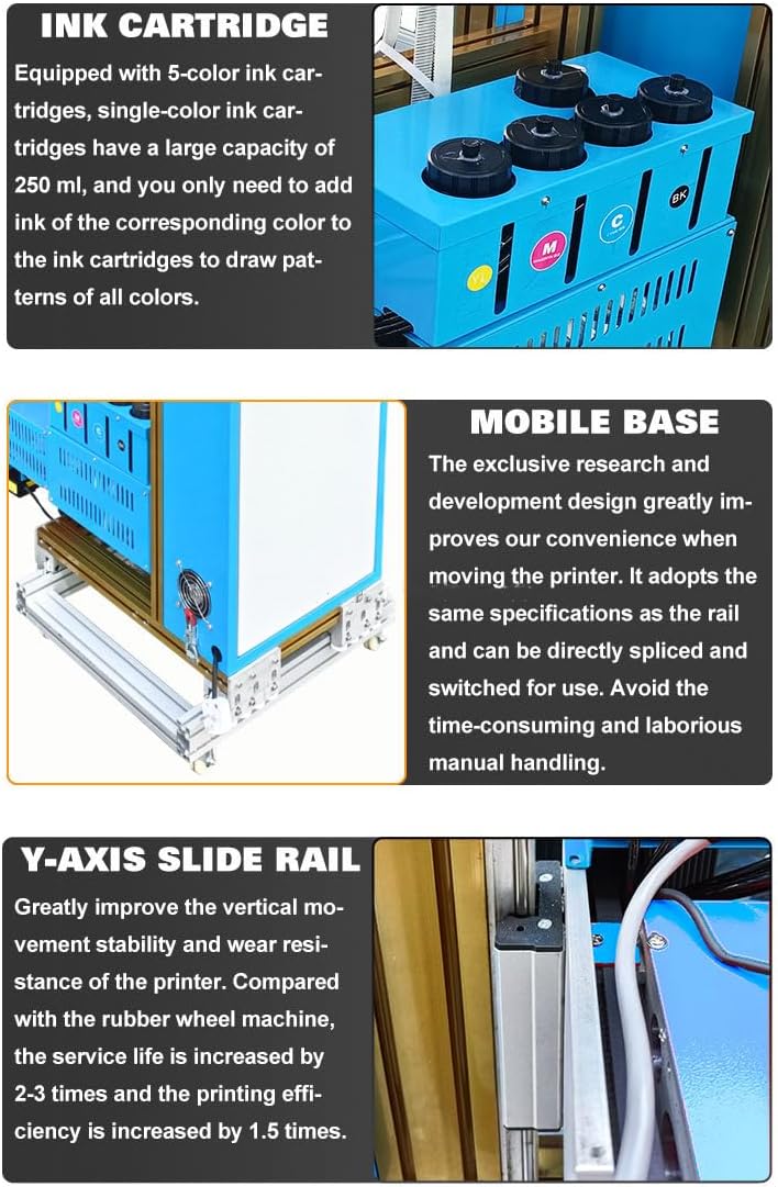 Vertical Remote Control Wall Painting Machine Outdoor Indoor 3D Background Wall Printer