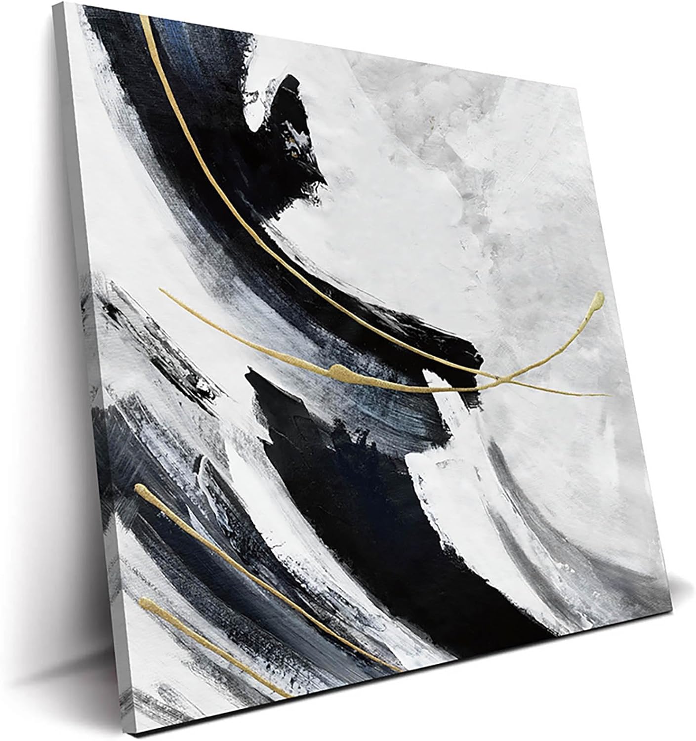 GIFTTWART Wall Pictures for Living Room Canvas Wall Art Extra Large Modern Art Black and White Office Wall Decor Dining Room Bedroom Artwork