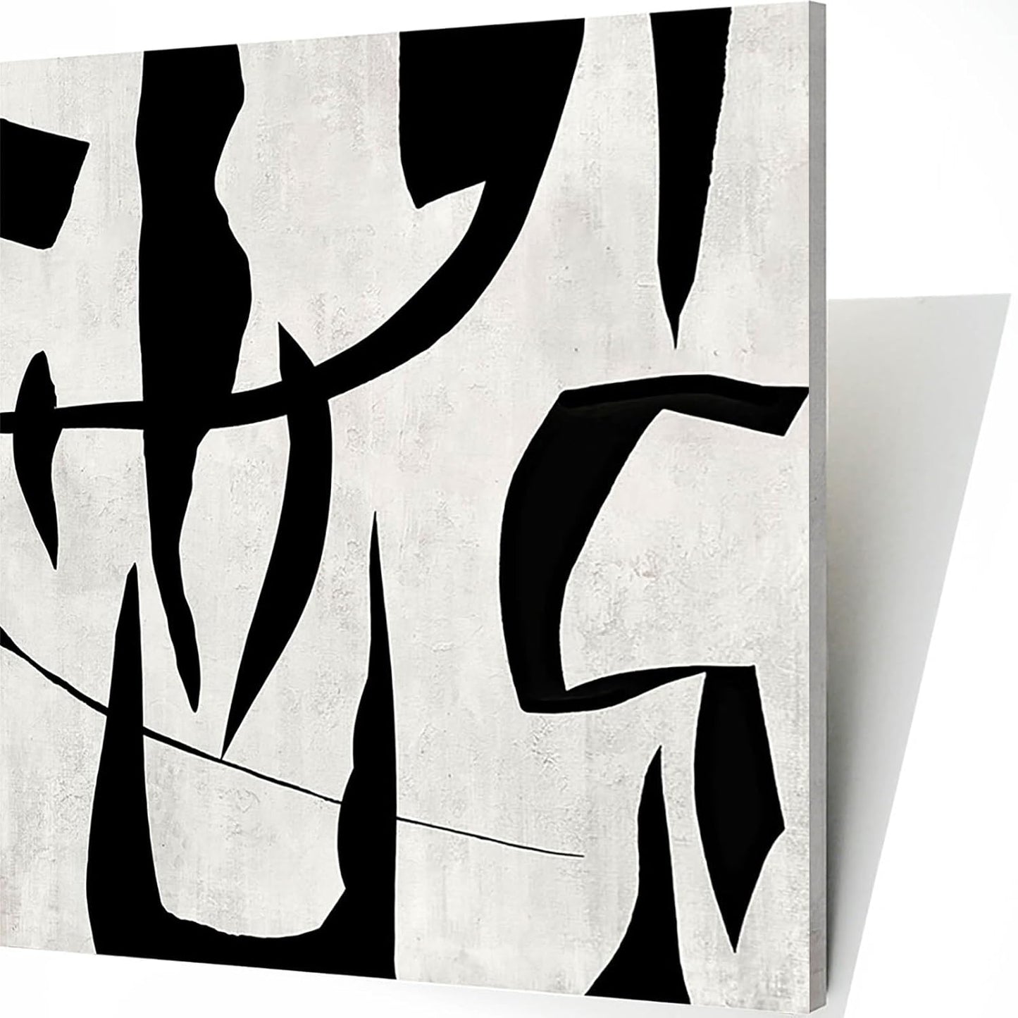 GIFTTWART Wall Pictures for Living Room Canvas Wall Art Extra Large Modern Art Black and White Office Wall Decor Dining Room Bedroom Artwork