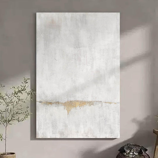 Living Room Art Canvas Office Wall Decor Pictures for Men Women Bedroom Wall Art Dining Room Gray Gold Paintings Neutral