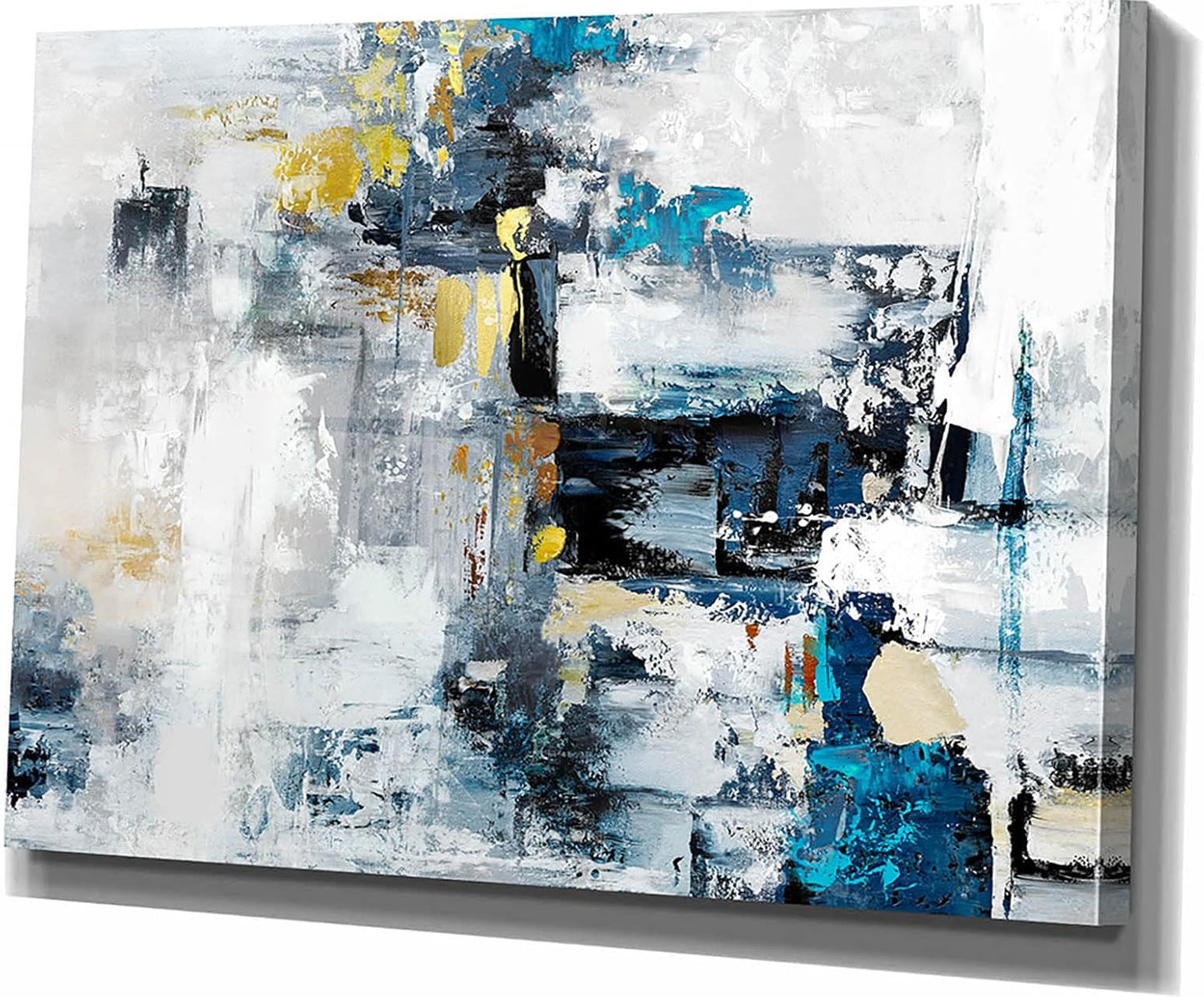GIFTTWART Wall Pictures for Living Room Canvas Wall Art Extra Large Modern Art Black and White Office Wall Decor Dining Room Bedroom Artwork